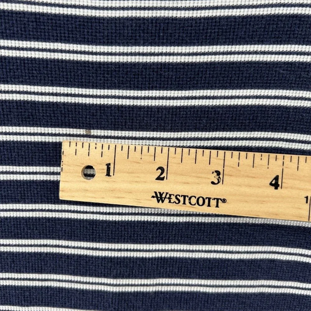 Ralph Lauren Big XL Shirt Blue White Stripe‎ Vintage Polo Shirt Casual Outdoor
